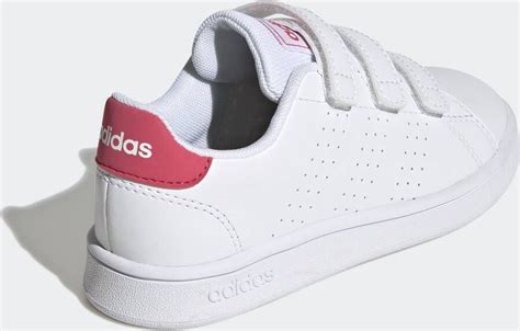 adidas vs advantage sneakers wit roze kinderen|adidas schoenen kinderen.